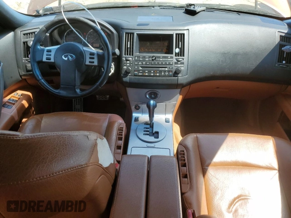 2004 Infiniti FX with VIN JNRAS08W54X224093, listed as a Copart auction lot 54013415 with 195,797 mi miles and Salvage Title. Bid and sale history available at DreamBid. Image 8.