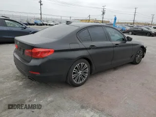 2018 BMW 5 Series 540i with VIN WBAJE5C56JG917606, listed as a Copart auction lot 54196055 with 85,207 mi miles and Salvage title. Bid and sale history available at DreamBid. Image 3.
