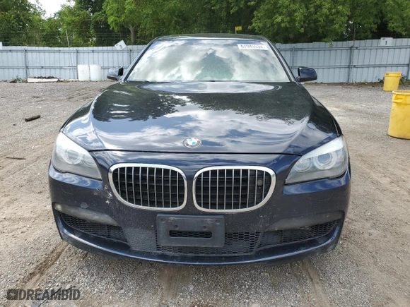 2012 BMW 7 Series 750i xDrive with VIN WBAKC6C5XCC396643, listed as a Copart auction lot 67945534 with 0 mi miles and Clean Title. Bid and sale history available at carsss.com. Image 5.