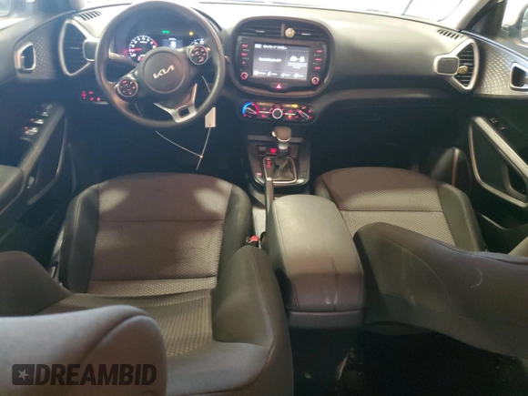 2022 Kia Soul LX with VIN KNDJ23AU6N7158570, listed as a Copart auction lot 48503525 with 57,199 mi miles and Salvage Title. Bid and sale history available at DreamBid. Image 8.