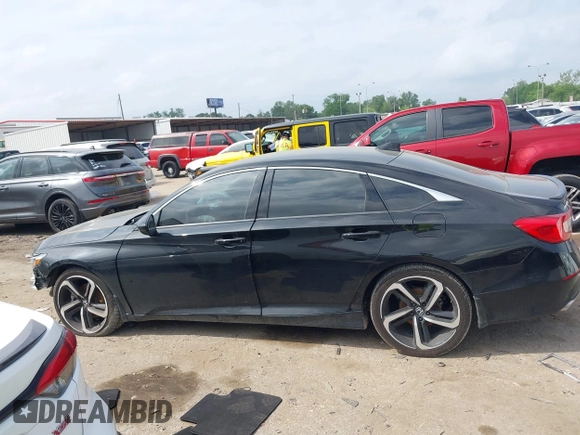 2022 Honda Accord Sedan Sport SE with VIN 1HGCV1F42NA005637, listed as a IAAI auction lot 41910954 with 46,329 mi miles. Bid and sale history available at carsss.com. Image 14.