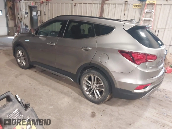 2017 Hyundai Santa Fe 2.0T with VIN 5XYZUDLA4HG424259, listed as a IAAI auction lot 42657783 with 213,040 mi miles and . Bid and sale history available at DreamBid. Image 3.