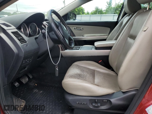 2015 Mazda CX-9 Grand Touring z VIN JM3TB3DV0F0461438, wystawiony jako Copart lot #61615275 z przebiegiem 212 252 mil mil oraz Szkoda całkowita • Salvage title. Historia ofert i sprzedaży dostępna na DreamBid. Obrazek 7.