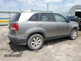 2013 Kia Sorento LX with VIN 5XYKT4A28DG402355, listed as a Copart auction lot 57441725 with 146,404 mi miles and Salvage title. Bid and sale history available at DreamBid. Image 3.