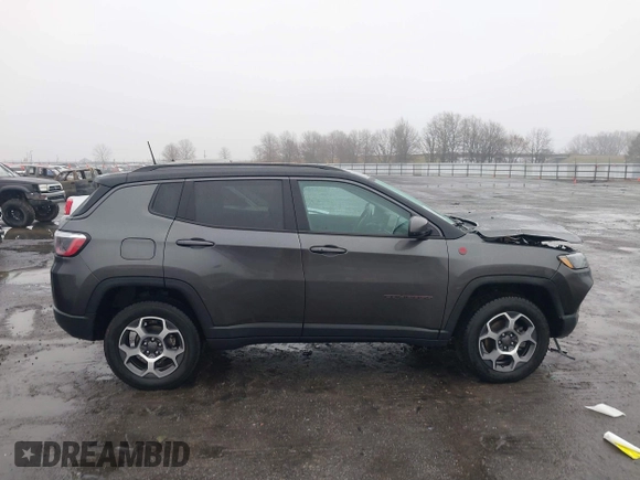 2022 Jeep Compass Trailhawk with VIN 3C4NJDDB5NT162979, listed as a IAAI auction lot 41535004 with 22,354 mi miles and . Bid and sale history available at DreamBid. Image 13.