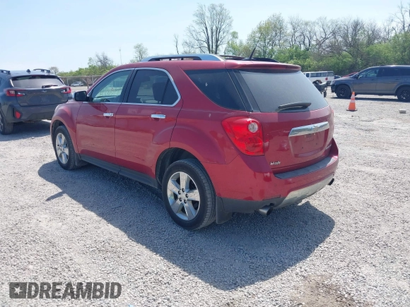 2013 Chevrolet Equinox LTZ with VIN 2GNFLFE38D6148800, listed as a IAAI auction lot 42106097 with 223,591 mi miles. Bid and sale history available at carsss.com. Image 3.