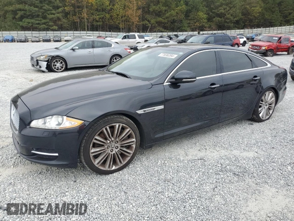 2012 Jaguar XJ Supercharged with VIN SAJWA2GE3CMV28747, listed as a Copart auction lot 77836394 with 139,731 mi miles and Clean title. Bid and sale history available at DreamBid. Image 1.