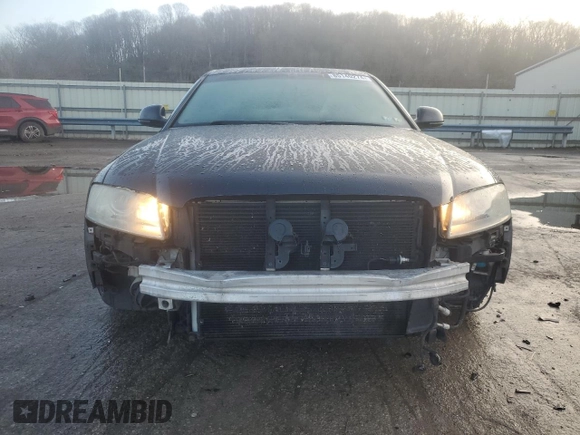 2009 Audi A8 4.2L with VIN WAUMV94E59N001610, listed as a Copart auction lot 85140274 with 116,332 mi miles and Salvage title. Bid and sale history available at DreamBid. Image 5.