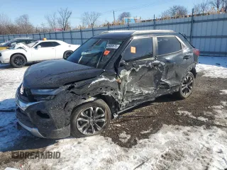 2021 Chevrolet TrailBlazer LT with VIN KL79MRSL1MB156840, listed as a Copart auction lot 45800675 with 0 mi miles and Salvage Title. Bid and sale history available at carsss.com. Image 1.