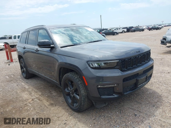 2023 Jeep Grand Cherokee Limited z VIN 1C4RJKBGXP8702638, wystawiony jako IAAI lot #42267224 z przebiegiem 26 372 mil mil oraz . Historia ofert i sprzedaży dostępna na DreamBid. Obrazek 1.