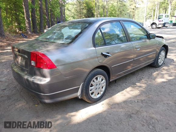 2004 Honda Civic LX with VIN 2HGES16534H634477, listed as a IAAI auction lot 42170793 with 218,584 mi miles and . Bid and sale history available at DreamBid. Image 4.