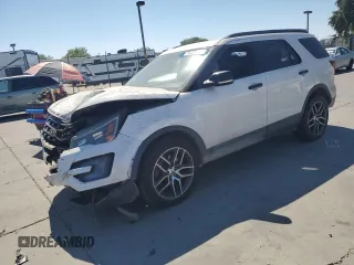 2016 Ford Explorer Sport z VIN 1FM5K8GT8GGC59587, wystawiony jako Copart lot #64338125 z przebiegiem 111 979 mil mil oraz Szkoda całkowita • Salvage title. Historia ofert i sprzedaży dostępna na DreamBid. Obrazek 1.