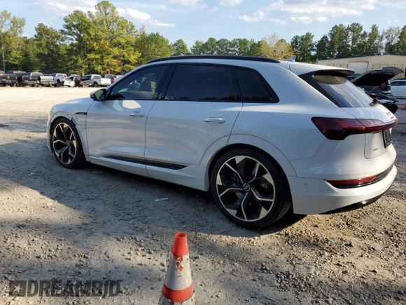 2021 Audi e-tron Prestige with VIN WA1VABGE9MB026522, listed as a Copart auction lot 68485673 with 23,448 mi miles and . Bid and sale history available at DreamBid. Image 2.