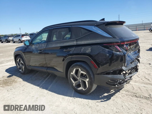 2022 Hyundai Tucson Limited with VIN 5NMJE3AEXNH143921, listed as a Copart auction lot 47481165 with 27,347 mi miles and Non Repairable. Bid and sale history available at carsss.com. Image 2.