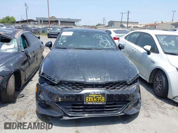 2022 Kia K5 GT-Line z VIN 5XXG64J2XNG095158, wystawiony jako IAAI lot #42163963 z przebiegiem 59 756 mil mil oraz . Historia ofert i sprzedaży dostępna na DreamBid. Obrazek 13.