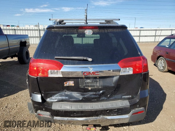 2011 GMC Terrain SLT-2 with VIN 2CTFLXEC1B6357537, listed as a Copart auction lot 77686594 with 152,086 mi miles and Salvage Title. Bid and sale history available at DreamBid. Image 6.