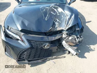 2022 Lexus IS 350 F Sport z VIN JTHGZ1B24N5052989, wystawiony jako IAAI lot #42173656 z przebiegiem 41 488 mil mil oraz . Historia ofert i sprzedaży dostępna na DreamBid. Obrazek 6.