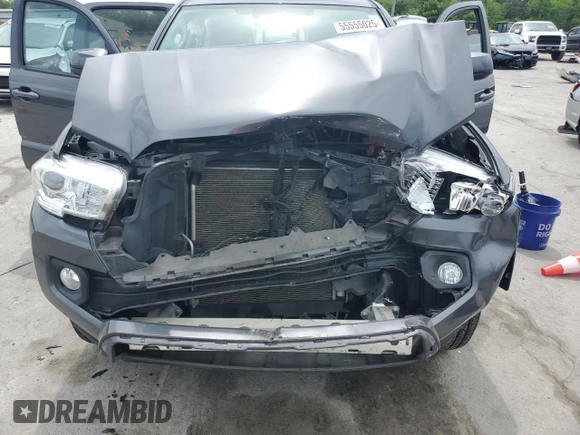 2022 Toyota Tacoma SR with VIN 3TYAX5GN9NT038043, listed as a Copart auction lot 55555025 with 31,648 mi miles and Salvage title. Bid and sale history available at DreamBid. Image 11.