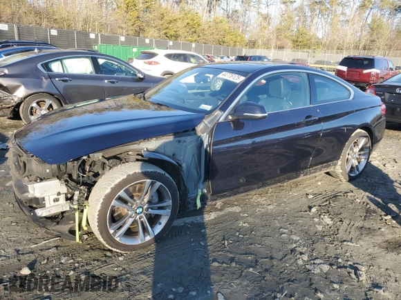 2016 BMW 4 Series 435i xDrive z VIN WBA3R5C51GK371123, wystawiony jako Copart lot #44776125 z przebiegiem 110 091 mil mil oraz Szkoda całkowita • Salvage title. Historia ofert i sprzedaży dostępna na DreamBid. Obrazek 1.