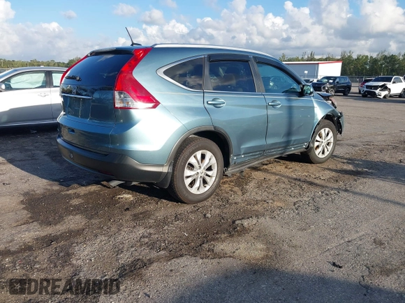 2013 Honda CR-V EX-L with VIN 5J6RM3H73DL043017, listed as a IAAI auction lot 41887014 with 93,072 mi miles and . Bid and sale history available at DreamBid. Image 4.