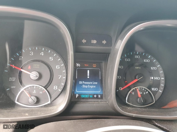 2015 Chevrolet Malibu LT with VIN 1G11C5SL8FF330371, listed as a Copart auction lot 53512324 with 156,387 mi miles and Salvage Title. Bid and sale history available at carsss.com. Image 9.