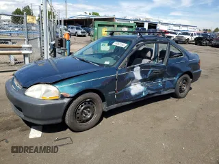 1998 Honda Civic DX with VIN 1HGEJ6224WL042927, listed as a Copart auction lot 68865194 with 117,624 mi miles and Non Repairable. Bid and sale history available at carsss.com. Image 1.