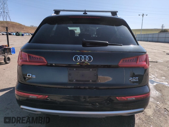 2018 Audi Q5 Premium Plus with VIN WA1BNAFY4J2024928, listed as a Copart auction lot 52381805 with 66,194 mi miles and Salvage Title. Bid and sale history available at carsss.com. Image 6.