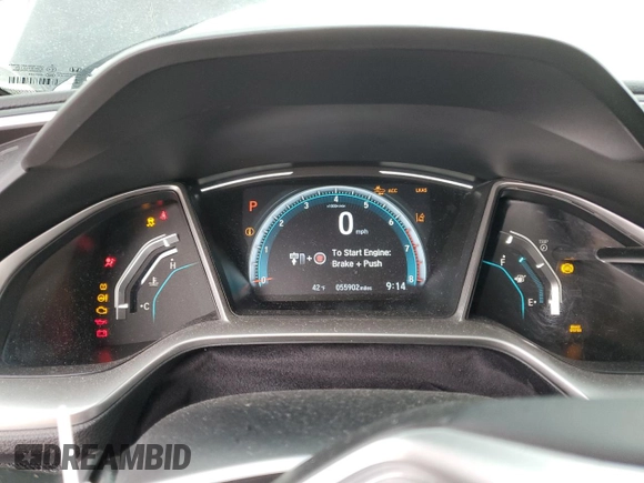 2021 Honda Civic Sedan EX with VIN 19XFC1F3XME001792, listed as a Copart auction lot 47499455 with 55,902 mi miles and Salvage Title. Bid and sale history available at carsss.com. Image 9.