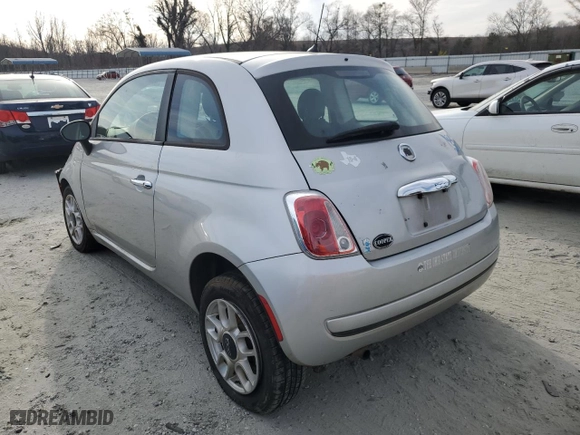 2012 FIAT 500 Pop with VIN 3C3CFFARXCT123909, listed as a Copart auction lot 45928945 with 141,203 mi miles and Salvage Title. Bid and sale history available at carsss.com. Image 2.