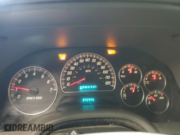 2004 GMC Envoy SLE with VIN 1GKDS13S442417232, listed as a Copart auction lot 51821225 with 242,945 mi miles and Salvage Title. Bid and sale history available at carsss.com. Image 9.