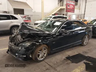 2012 Mercedes-Benz C-Class C 250 Sport with VIN WDDGF4HB7CA623260, listed as a IAAI auction lot 40928790 with 1 mi miles. Bid and sale history available at carsss.com. Image 2.