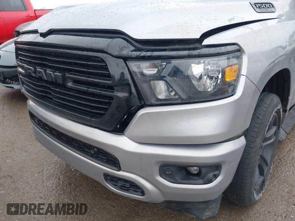 2020 Ram 1500 Big Horn with VIN 1C6SRFFT0LN284358, listed as a IAAI auction lot 41352956 with 70,693 mi miles. Bid and sale history available at carsss.com. Image 19.