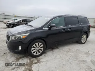 2015 Kia Sedona SX with VIN KNDMC5C18F6046756, listed as a Copart auction lot 83038714 with 115,791 mi miles and Clean Title. Bid and sale history available at carsss.com. Image 1.