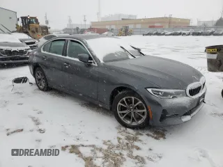 2022 BMW 3 Series 330i xDrive with VIN 3MW5R7J09N8C29550, listed as a Copart auction lot 85850194 with 0 mi miles and Clean Title. Bid and sale history available at carsss.com. Image 4.
