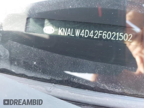 2015 Kia K900 Luxury with VIN KNALW4D42F6021502, listed as a IAAI auction lot 40900852 with 118,993 mi miles. Bid and sale history available at carsss.com. Image 9.