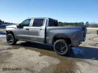 2021 Chevrolet Silverado 1500 Custom Trail Boss with VIN 3GCPYCEHXMG478189, listed as a Copart auction lot 45159785 with 49,208 mi miles and Salvage Title. Bid and sale history available at carsss.com. Image 2.