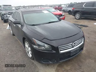 2012 Nissan Maxima SV with VIN 1N4AA5AP9CC868730, listed as a IAAI auction lot 42420921 with 239,934 mi miles and . Bid and sale history available at DreamBid. Image 1.