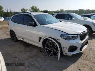 2020 BMW X3 M Competition with VIN 5YMTS0C00L9B87978, listed as a Copart auction lot 66391204 with 49,431 mi miles and Salvage Title. Bid and sale history available at carsss.com. Image 4.