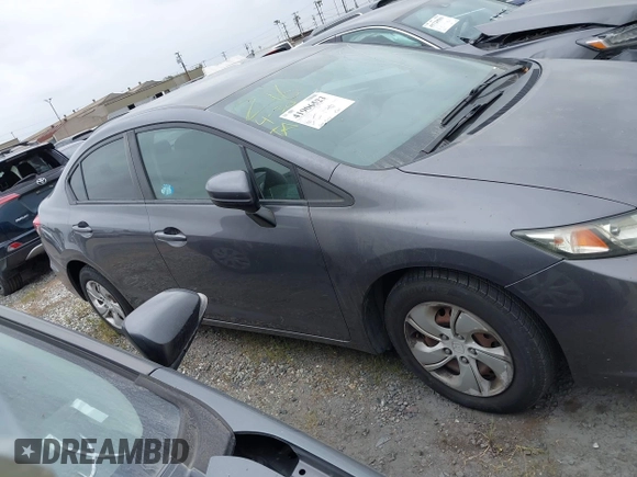 2015 Honda Civic Sedan LX with VIN 19XFB2E50FE078346, listed as a IAAI auction lot 41906523 with 68,013 mi miles. Bid and sale history available at carsss.com. Image 14.