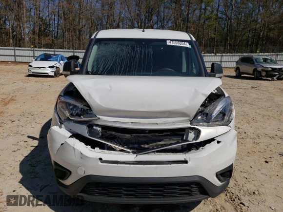 2022 Ram ProMaster City Cargo Tradesman with VIN ZFBHRFAB6N6W86175, listed as a Copart auction lot 47506054 with 33,513 mi miles and . Bid and sale history available at DreamBid. Image 5.