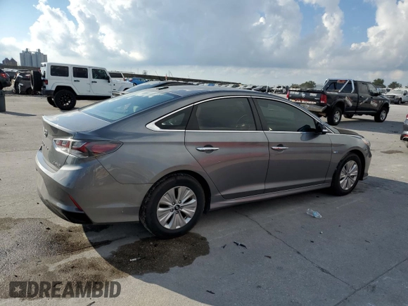 2018 Hyundai Sonata Hybrid SE with VIN KMHE24L36JA077542, listed as a Copart auction lot 73154244 with 115,783 mi miles and Clean Title. Bid and sale history available at carsss.com. Image 3.