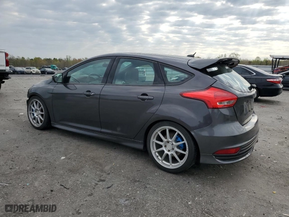 2017 Ford Focus ST with VIN 1FADP3L93HL309681, listed as a Copart auction lot 52079625 with 104,851 mi miles and Salvage Title. Bid and sale history available at carsss.com. Image 2.