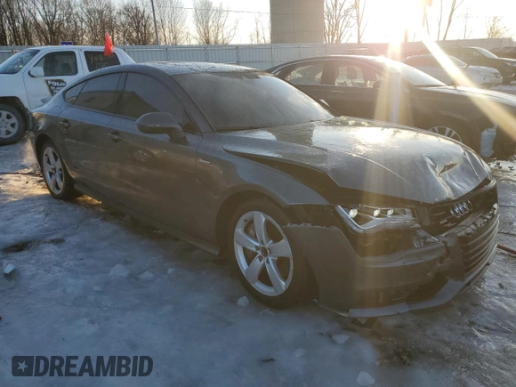 2015 Audi A7 3.0 Prestige with VIN WAU2GAFC1FN007530, listed as a Copart auction lot 43942015 with 83,019 mi miles and Clean Title. Bid and sale history available at carsss.com. Image 4.