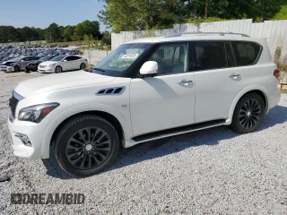 2015 Infiniti QX80 with VIN JN8AZ2NE4F9083743, listed as a Copart auction lot 53214635 with 177,127 mi miles and Clean Title. Bid and sale history available at carsss.com. Image 1.