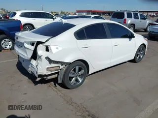 2018 Kia Forte LX with VIN 3KPFL4A71JE224522, listed as a IAAI auction lot 42136006 with 119,298 mi miles. Bid and sale history available at carsss.com. Image 4.