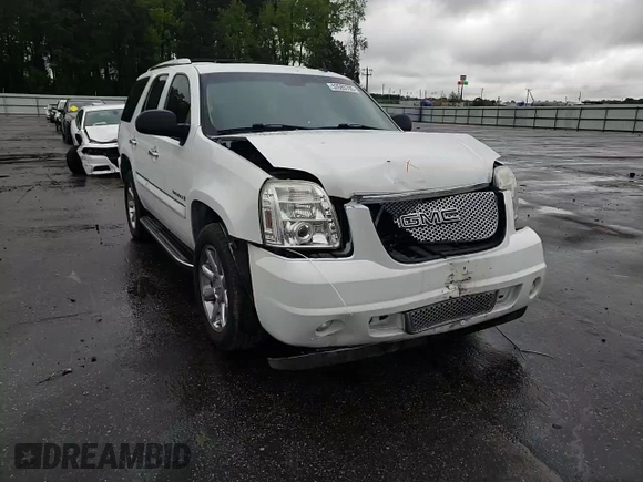 2008 GMC Yukon Denali with VIN 1GKFK63898J117949, listed as a Copart auction lot 52685705 with 179,254 mi miles and Salvage title. Bid and sale history available at DreamBid. Image 11.
