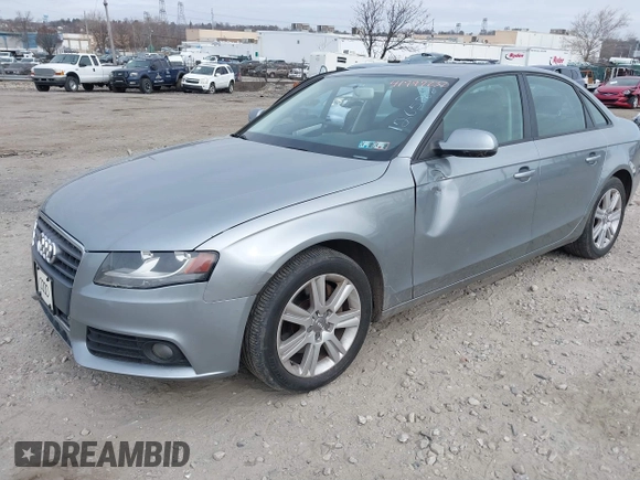 2010 Audi A4 2.0T Premium with VIN WAUBFAFL8AN012882, listed as a IAAI auction lot 41797232 with 189,406 mi miles. Bid and sale history available at carsss.com. Image 2.