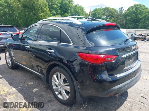 2015 Infiniti QX70 z VIN JN8CS1MW9FM483358, wystawiony jako IAAI lot #42194570 z przebiegiem 86 168 mil mil oraz . Historia ofert i sprzedaży dostępna na DreamBid. Obrazek 3.