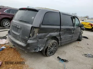 2015 Dodge Grand Caravan SE with VIN 2C4RDGBGXFR709645, listed as a Copart auction lot 50790715 with Not Provided miles and Salvage Title. Bid and sale history available at DreamBid. Image 3.