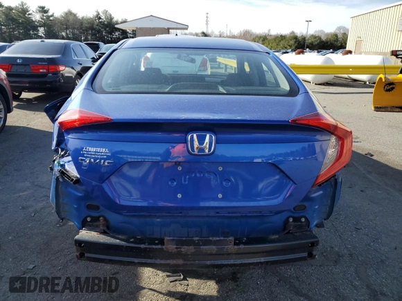 2019 Honda Civic LX with VIN 2HGFC2F68KH598279, listed as a Copart auction lot 48715585 with 72,236 mi miles and Non Repairable. Bid and sale history available at DreamBid. Image 6.